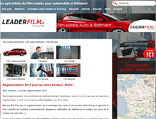 Tablet Screenshot of leaderfilm.fr